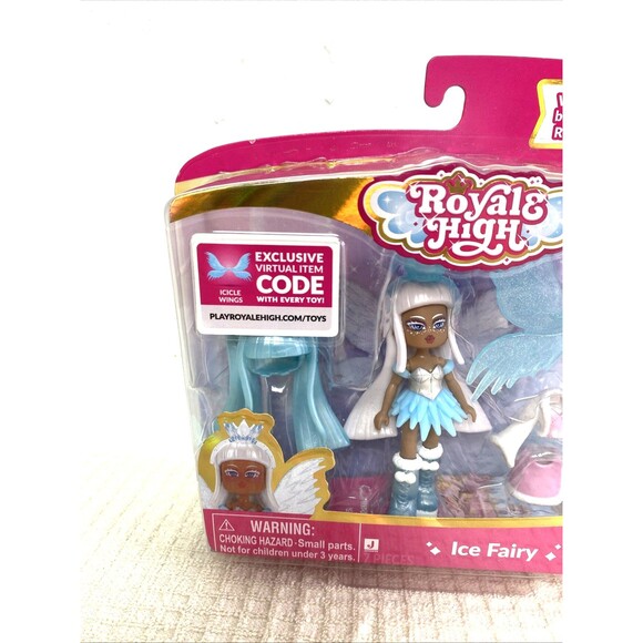 Royale High Ice Fairy 3" Mini Doll & Accessories Blue 9 Mix Match Fashions - Picture 3 of 10